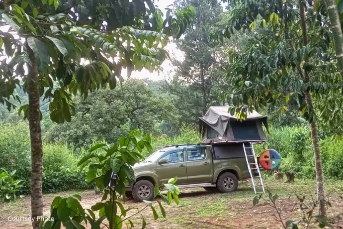 camping kibale national park little monkey camp